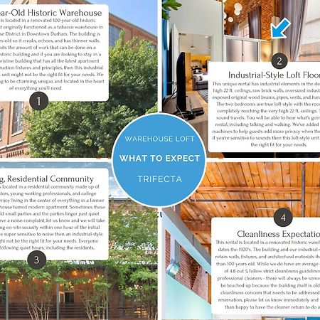 Trifecta Historic Brick 2Br Getaway Superhost Apartamento Durham Exterior foto